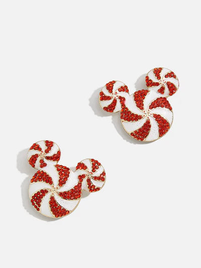 Mickey Mouse Disney Peppermint Earrings