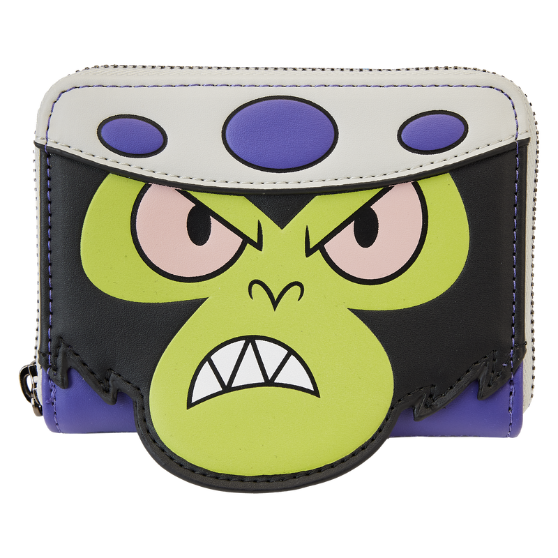 Powerpuff Girls Mojo Jojo Glow Cosplay Zip Around Wallet