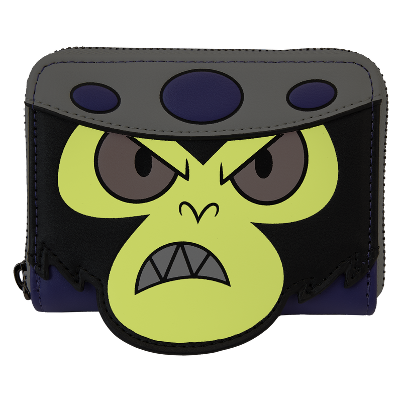 Powerpuff Girls Mojo Jojo Glow Cosplay Zip Around Wallet