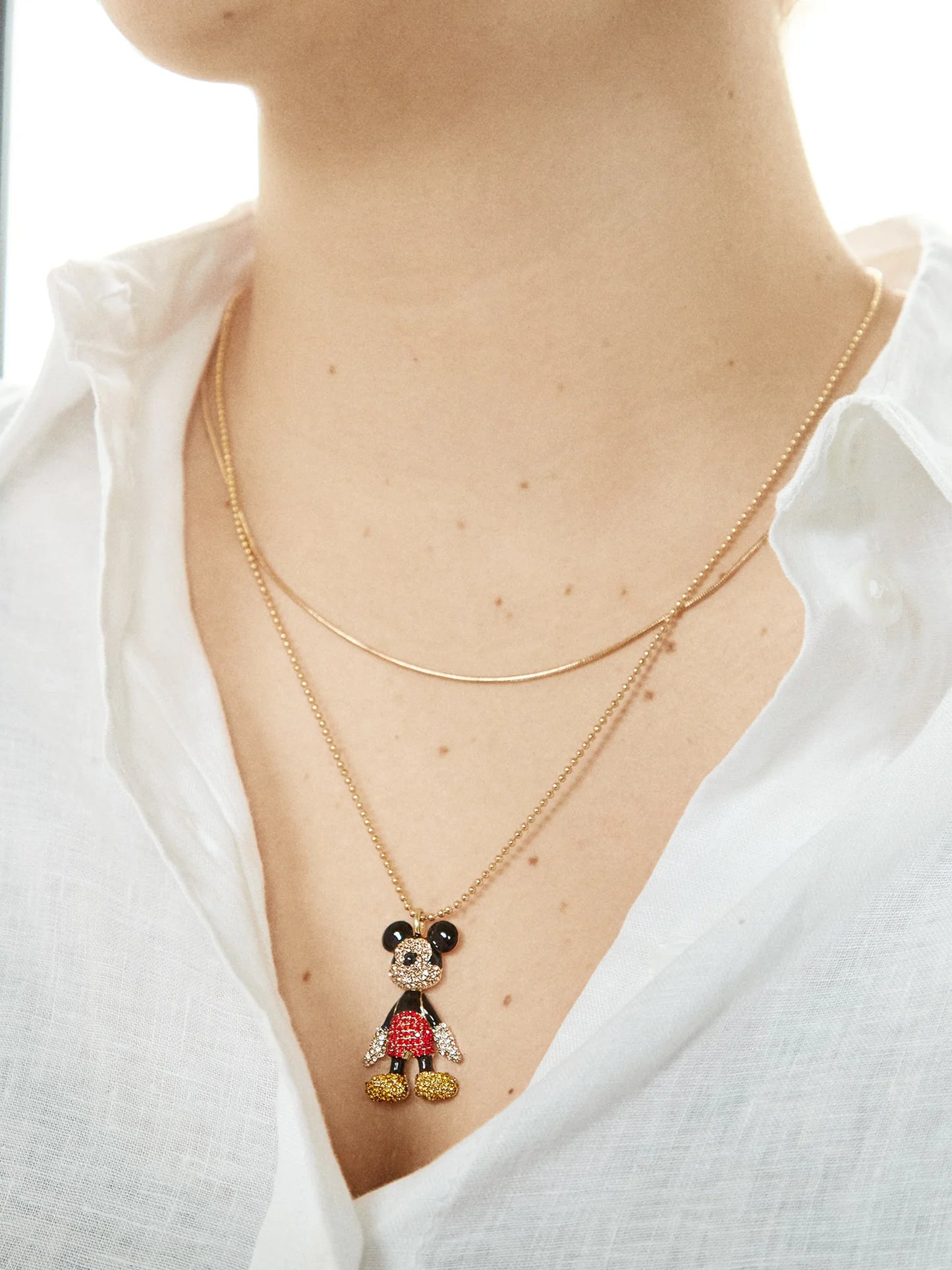 Mickey Mouse Disney 3D Necklace