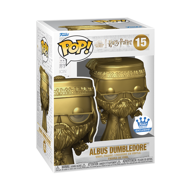 Limited Edition Hogwarts School of Witchcraft and Wizardry Albus Dumbledore Pop! & Bag Bundle