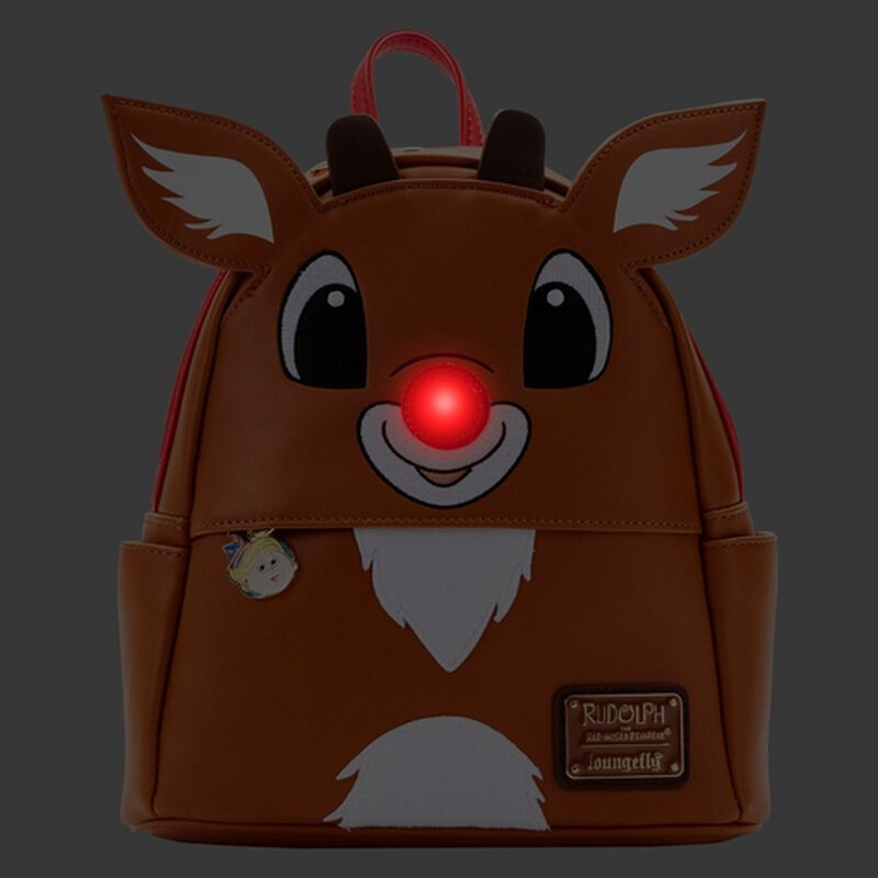 Exclusive - Rudolph the Red-Nosed Reindeer Light Up Cosplay Mini Backpack