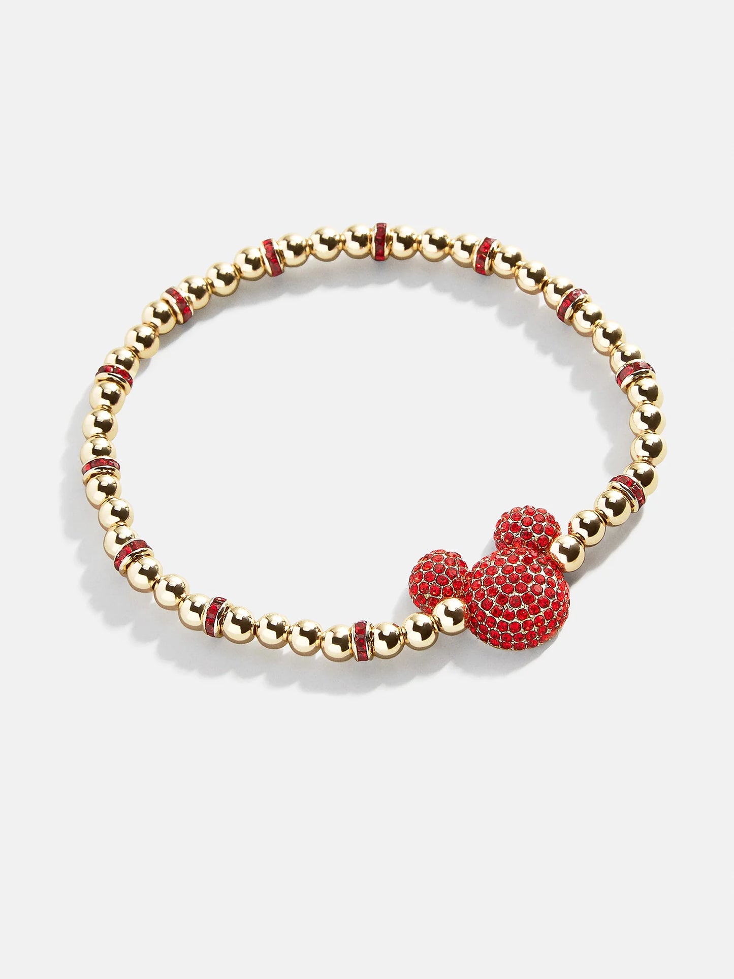 Red Mickey Mouse Disney Pavé Bracelet