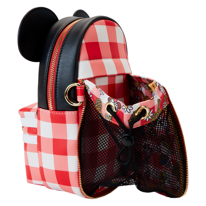 Minnie Mouse Picnic Blanket Cup Holder Crossbody Bag