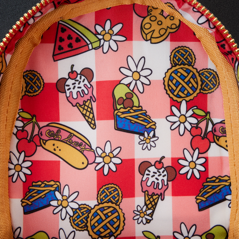 Minnie Mouse Picnic Blanket Cup Holder Crossbody Bag