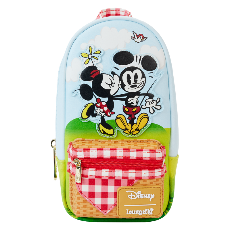 Mickey & Friends Picnic Blanket Stationery Mini Backpack Pencil Case