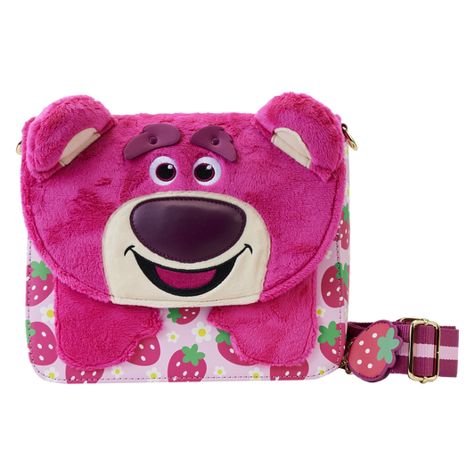 Toy Story Lotso Plush Berry Strap Crossbody Bag