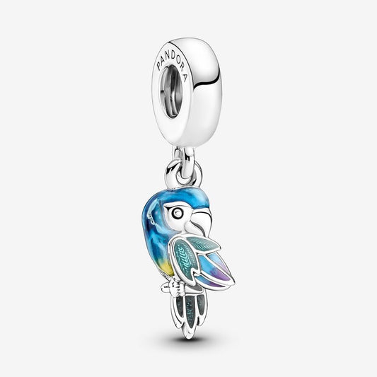 Pandora cotorro tropical colorido charm