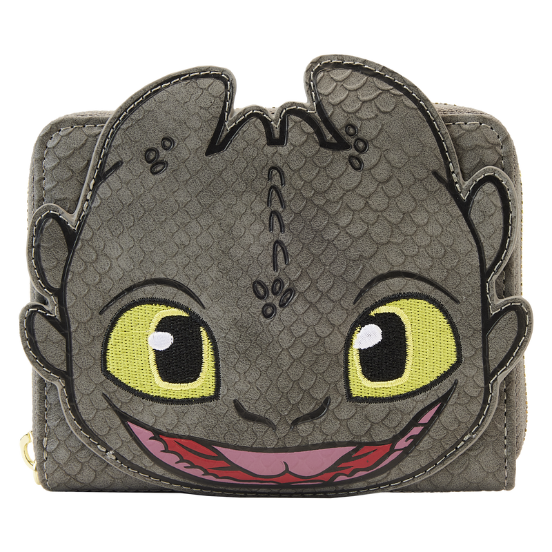 How to Train Your Dragon Toothless Cosplay Zip Around Wallet