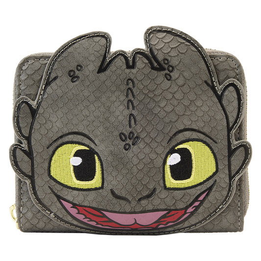 How to Train Your Dragon Toothless Cosplay Zip Around Wallet