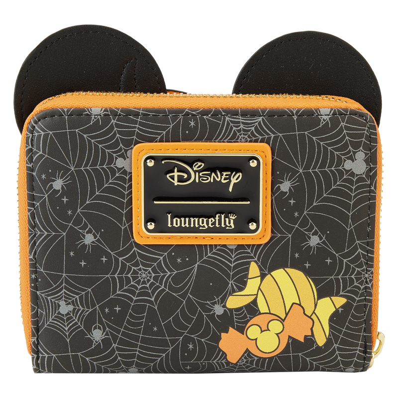 Mickey Mouse Pumpkin Zip Around Wallet