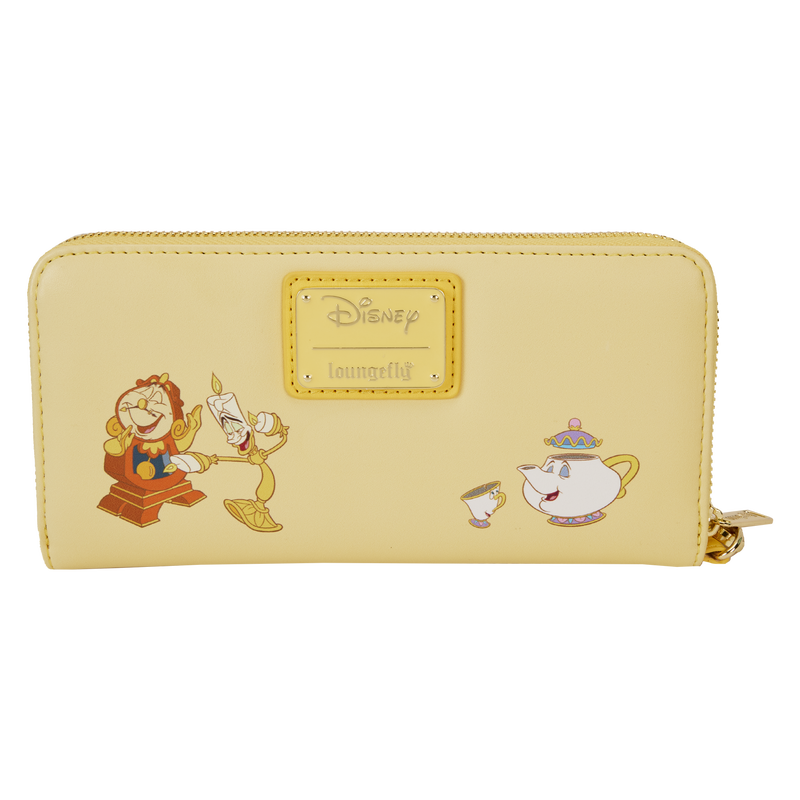 Beauty and the Beast Princess Series Lenticular Zip Around Wristlet Wallet
