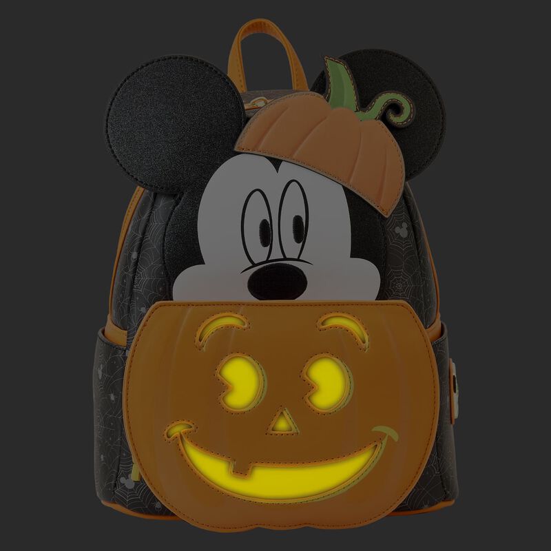 Mickey Mouse Pumpkin Light Up Mini Backpack