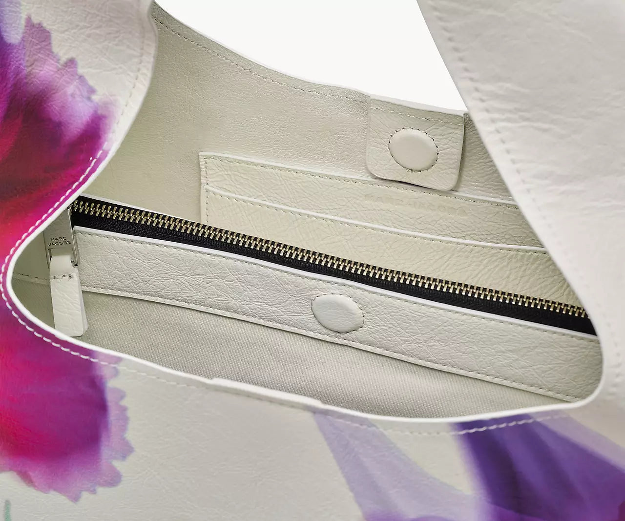 THE FUTURE FLORAL LEATHER SACK BAG