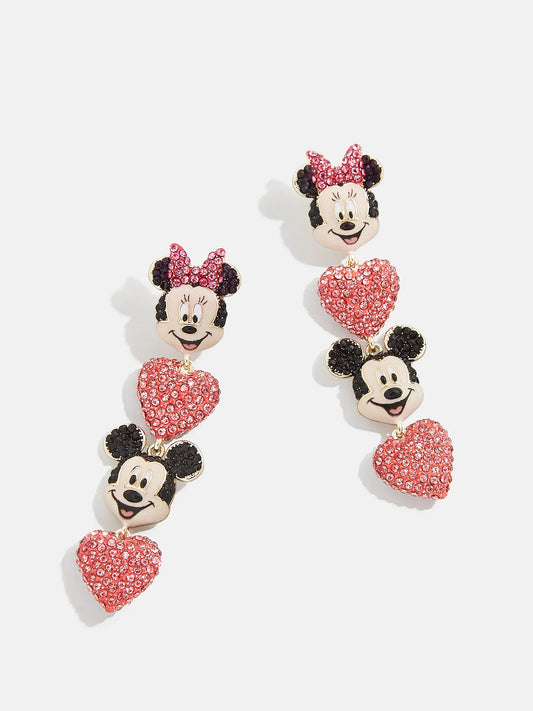 Mickey & Minnie Disney Drop Earrings