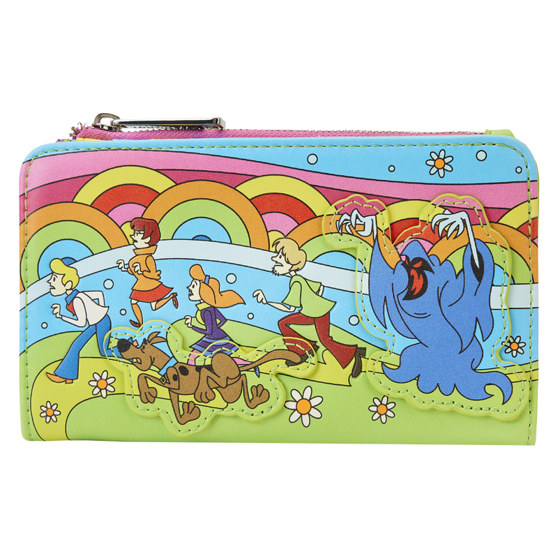 Scooby-Doo Psychedelic Monster Chase Glow Flap Wallet