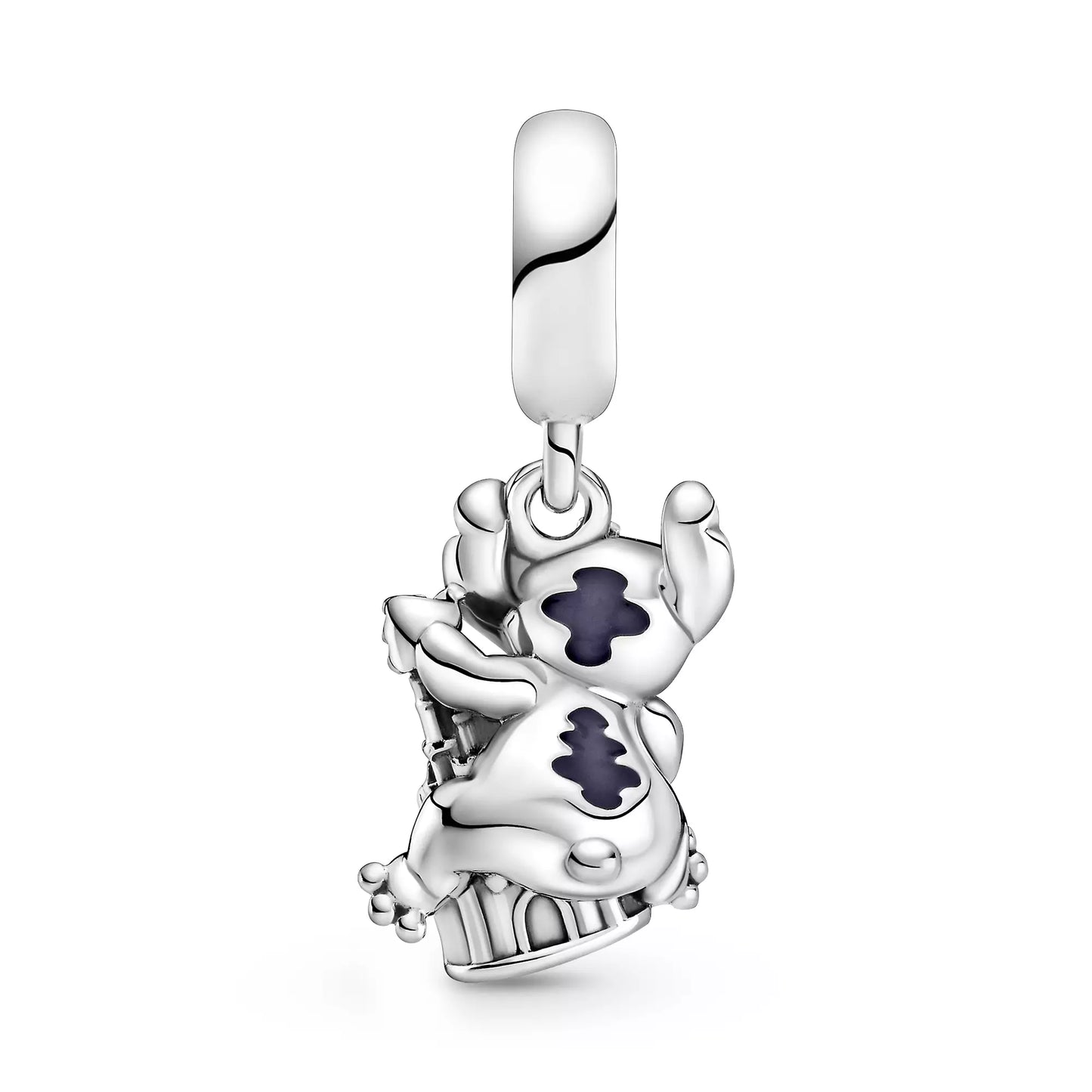 Stitch and Fantasyland Castle Dangle Charm by Pandora – Lilo & Stitch – Disney Parks