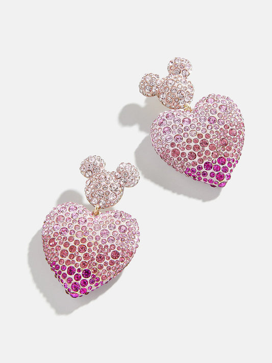 Mickey Mouse Disney Heart Earrings