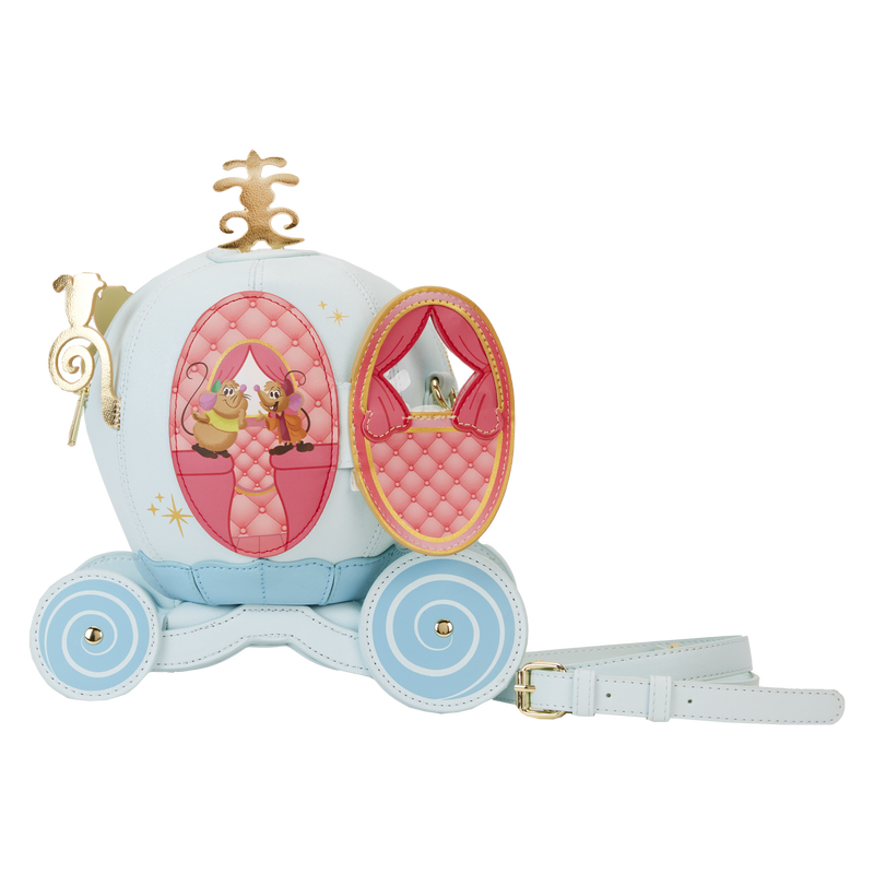 Stitch Shoppe Cinderella Exclusive Pumpkin Carriage Figural Crossbody Bag