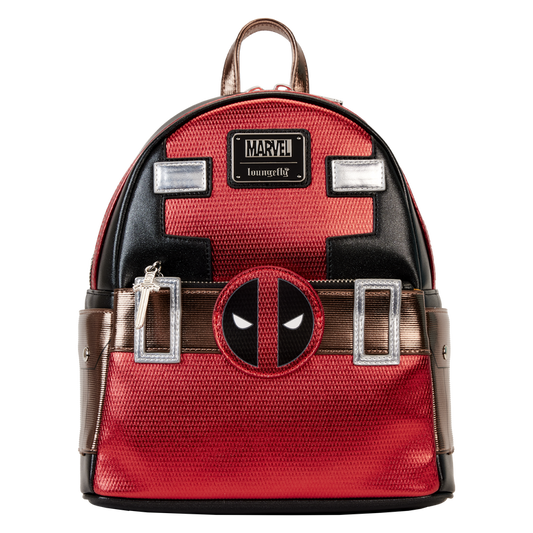 Marvel Metallic Deadpool Cosplay Mini Backpack