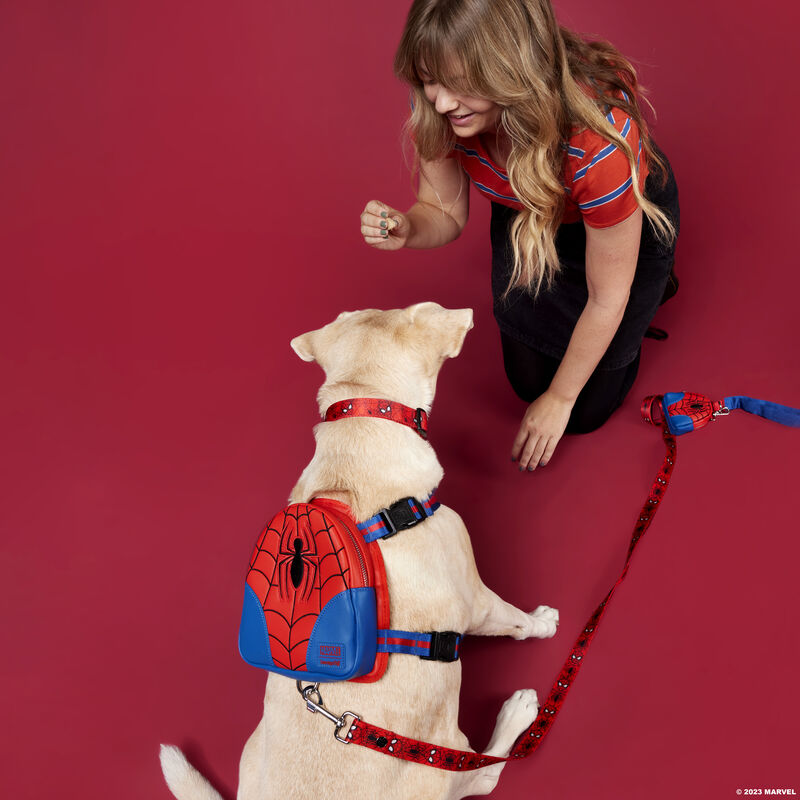 Spider-Man Cosplay Mini Backpack Dog Harness