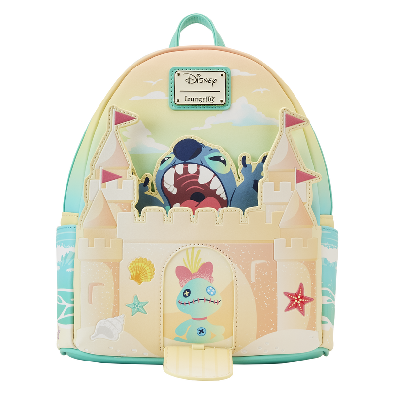 Stitch Sandcastle Beach Surprise Mini Backpack