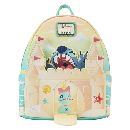 Stitch Sandcastle Beach Surprise Mini Backpack