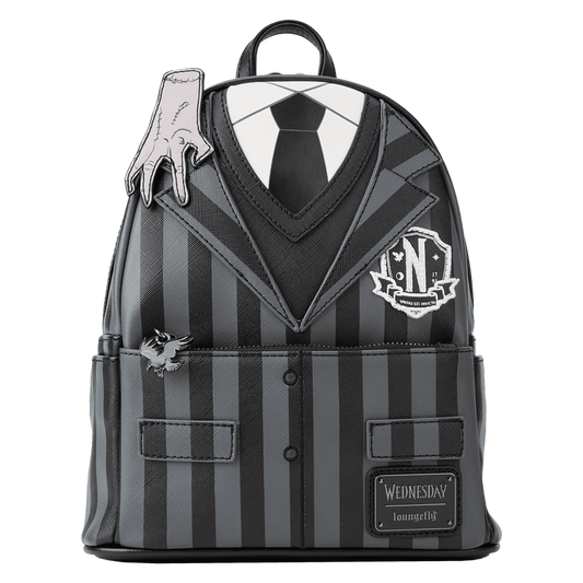 Wednesday Addams Exclusive Nevermore Cosplay Mini Backpack