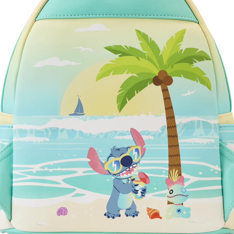 Stitch Sandcastle Beach Surprise Mini Backpack