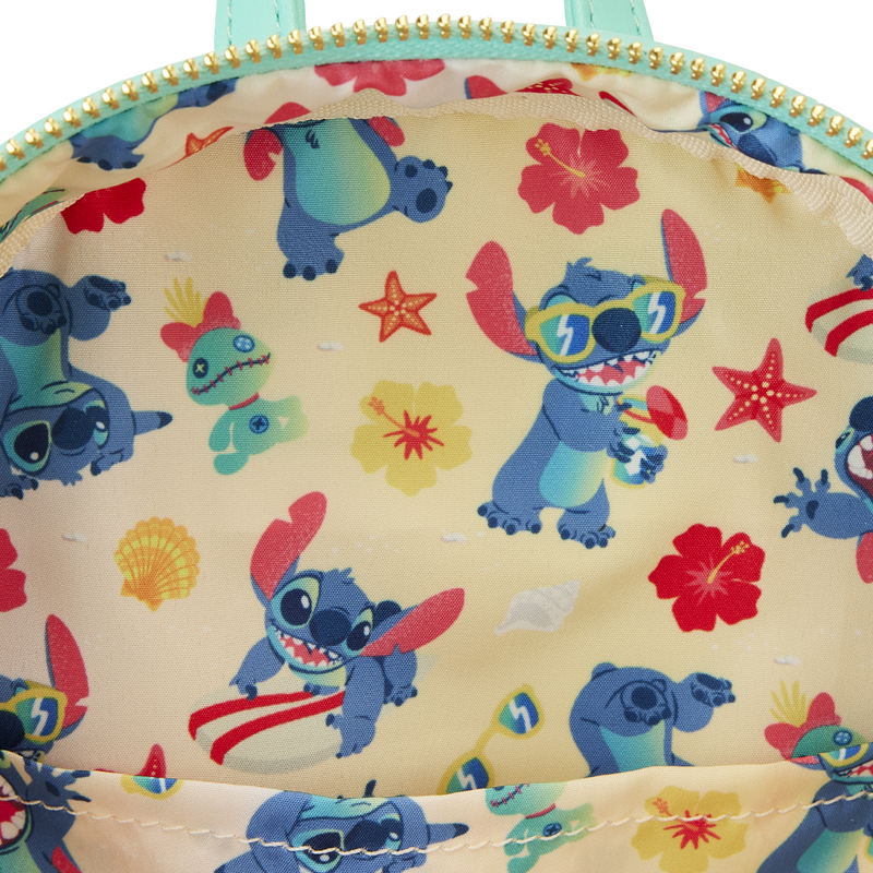 Stitch Sandcastle Beach Surprise Mini Backpack