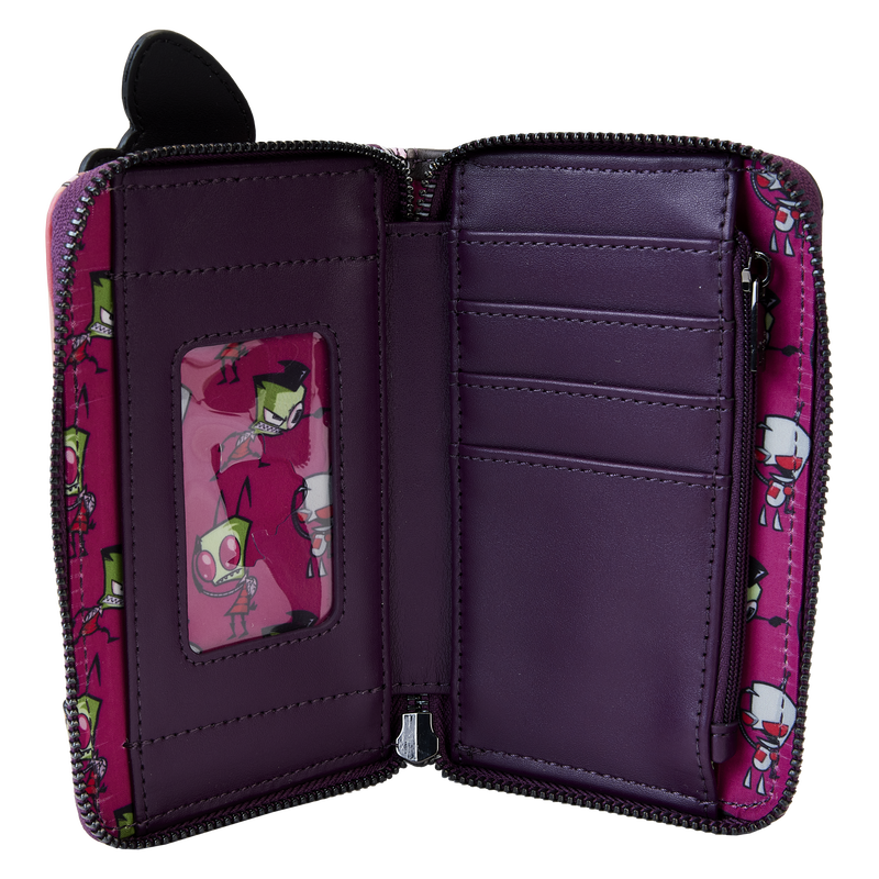 Invader Zim Secret Lair Zip Around Wallet