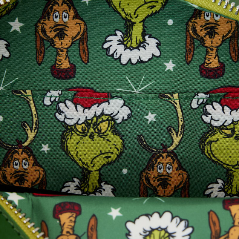 Dr. Seuss' How the Grinch Stole Christmas! Wreath Lenticular Crossbody Bag
