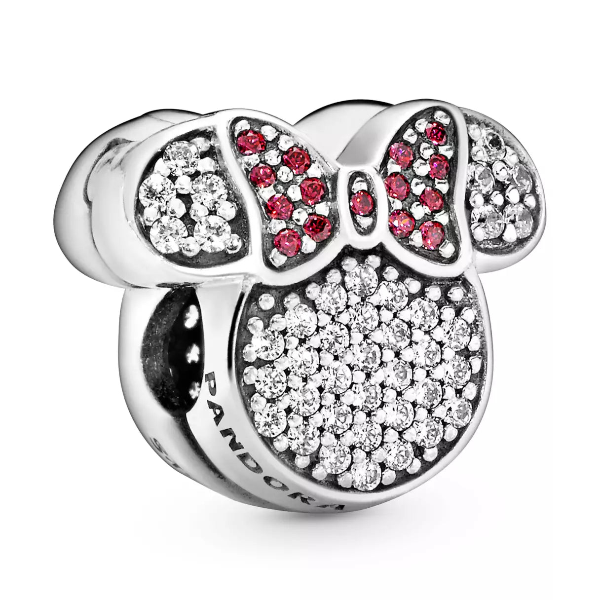 Minnie Mouse Icon Pavé Clip Charm by Pandora – Disney Parks