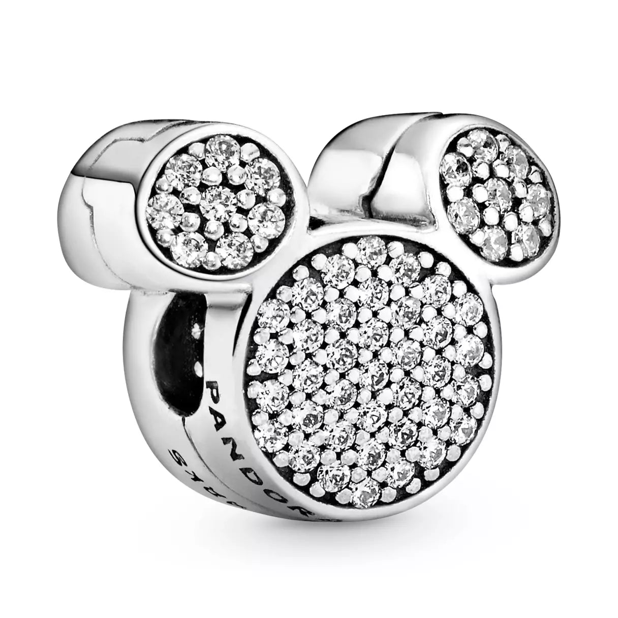 Mickey Mouse Icon Pavé Clip Charm by Pandora – Disney Parks