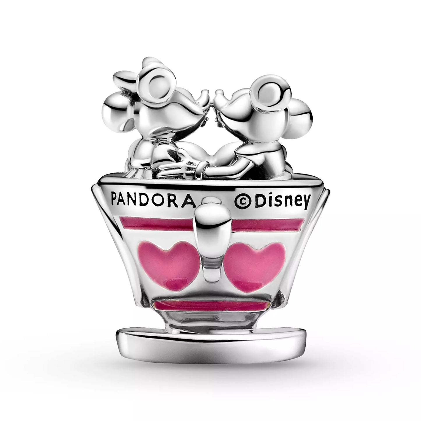 Mickey Mouse and Minnie Mouse Teacup Charm by Pandora – Mad Tea Party – Disney Parks