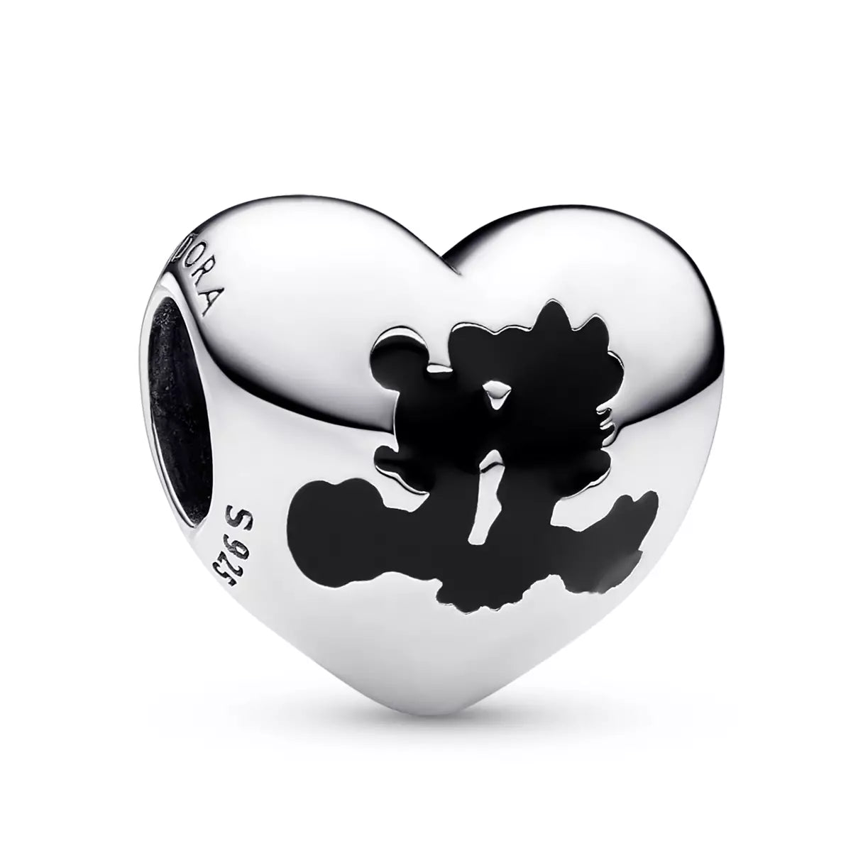 Mickey and Minnie Mouse Heart Charm by Pandora