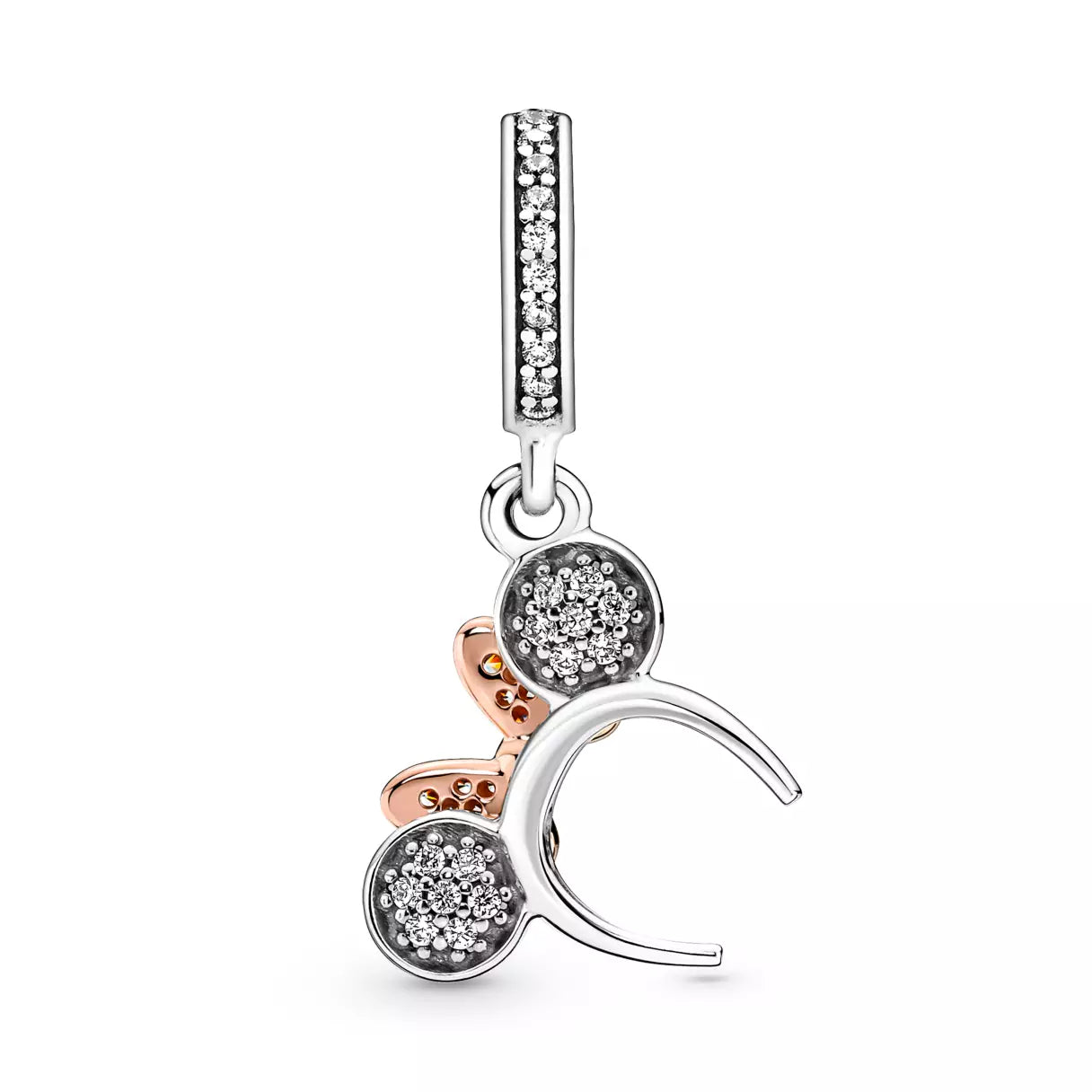 Minnie Mouse Pavé Ear Headband Dangle Charm by Pandora – Disney Parks