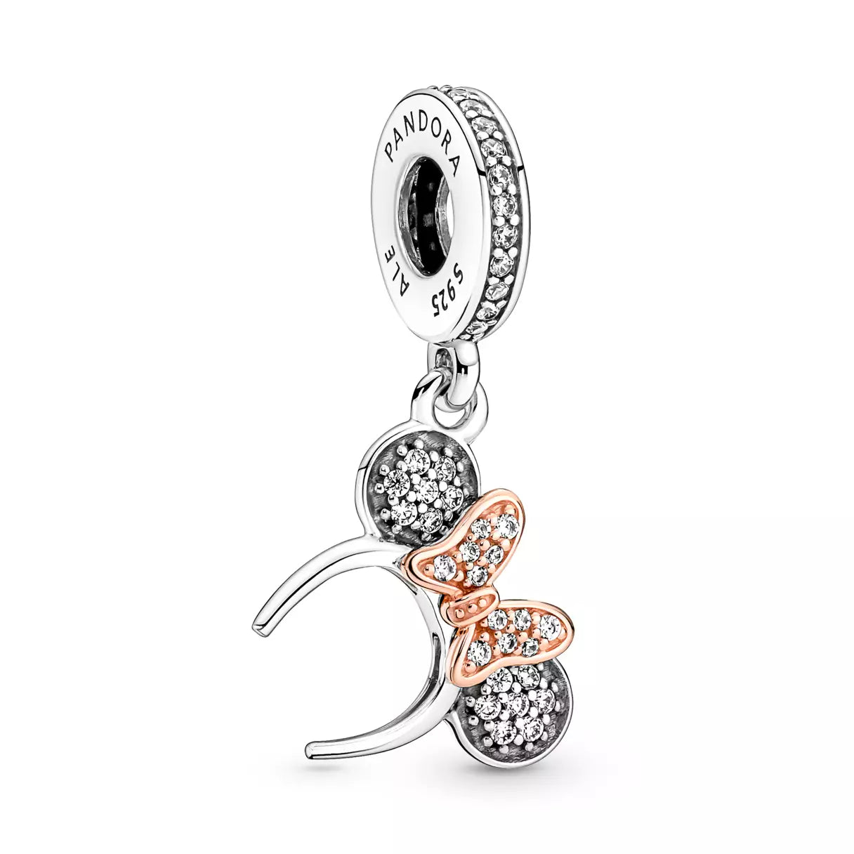 Minnie Mouse Pavé Ear Headband Dangle Charm by Pandora – Disney Parks