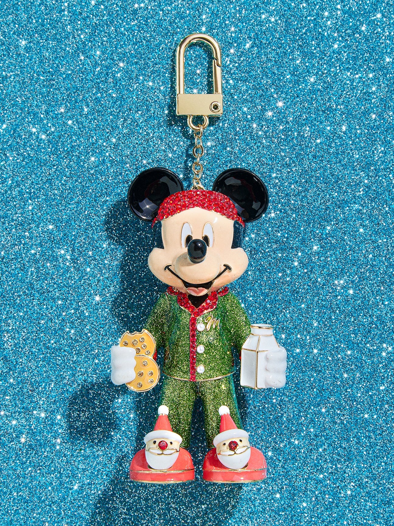 Mickey Mouse The Night Before Christmas Disney Bag Charm