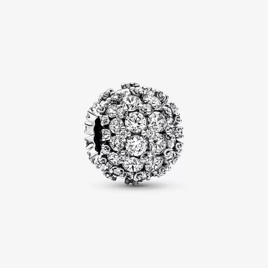 Sparkling Pavé Round Charm