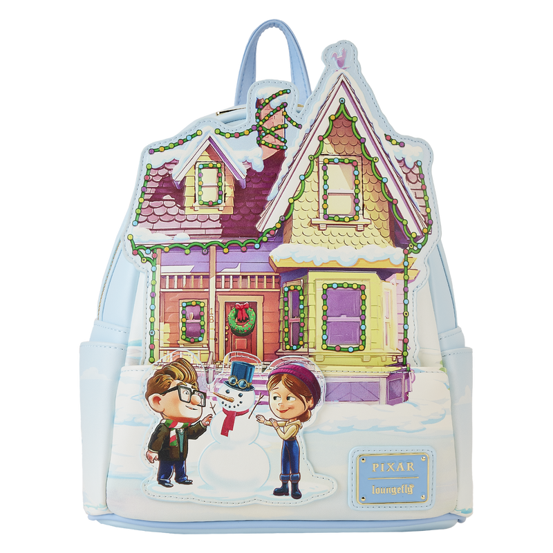 Up House Holiday Light Up Mini Backpack