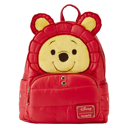 Winnie the Pooh Rainy Day Puffer Jacket Cosplay Mini Backpack