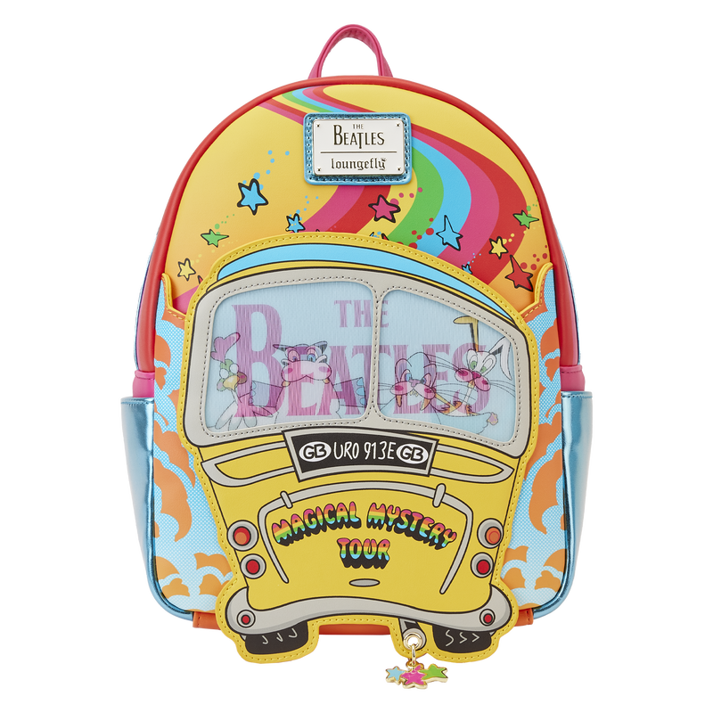 The Beatles Magical Mystery Tour Bus Lenticular Mini Backpack