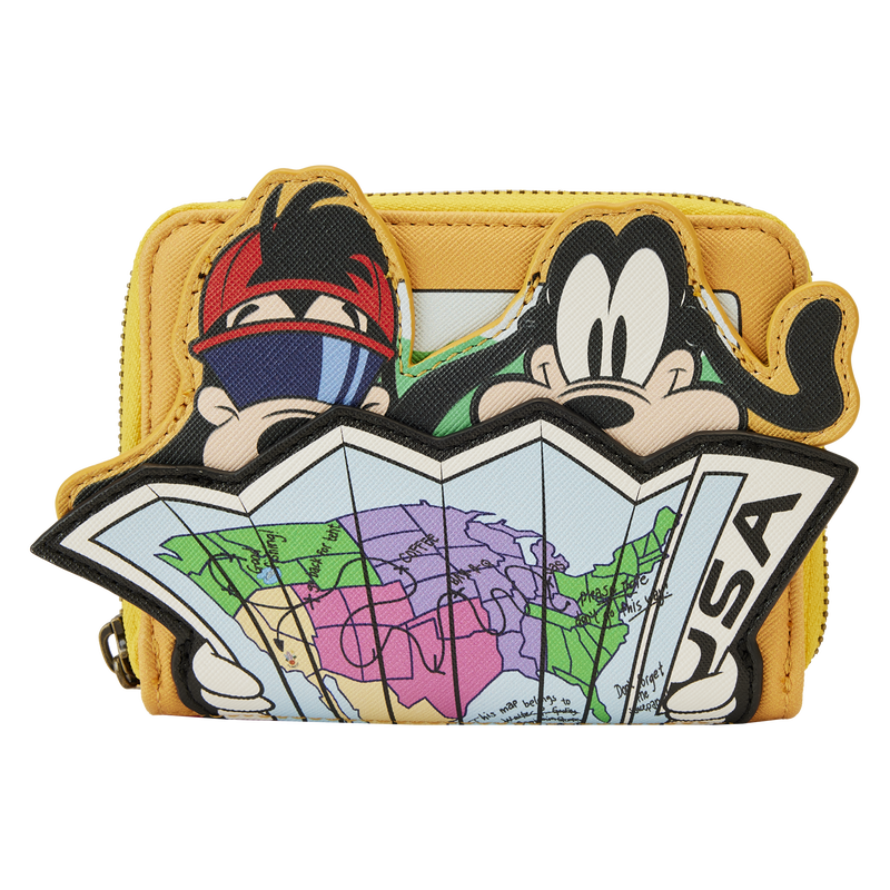 A Goofy Movie Road Trip Zip Around Wallet