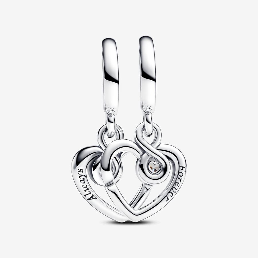 Forever & Always Splittable Dangle Charm