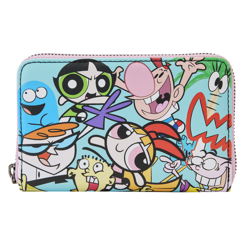 Cartoon Network Retro Collage Zip Around Wallet