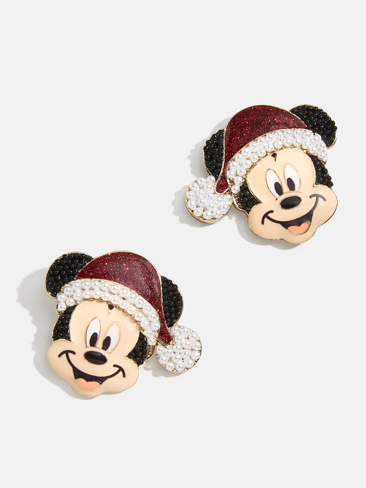 Mickey Mouse Disney Santa's Helper Earrings