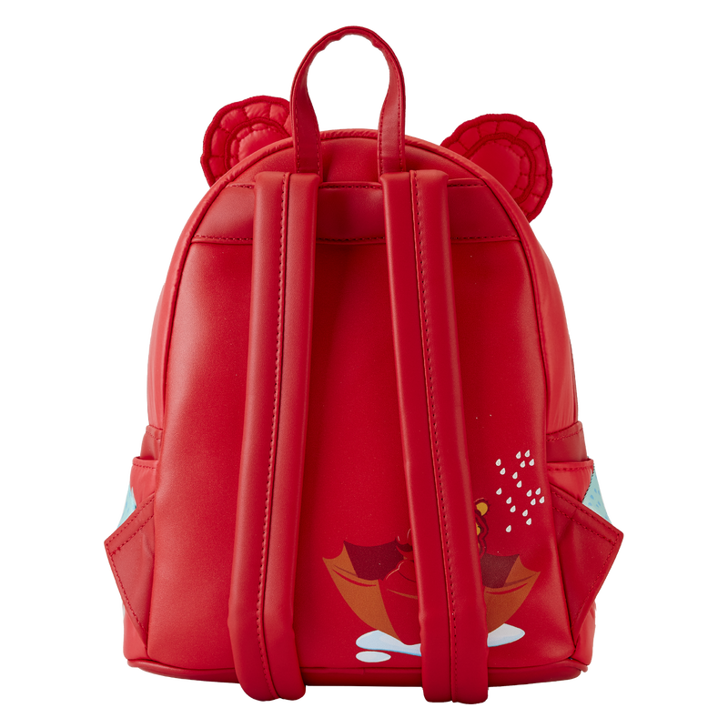 Winnie the Pooh Rainy Day Puffer Jacket Cosplay Mini Backpack