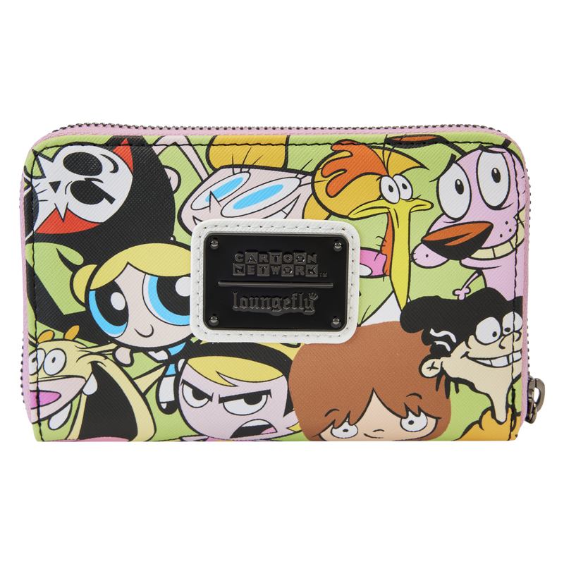 Cartoon Network Retro Collage Zip Around Wallet