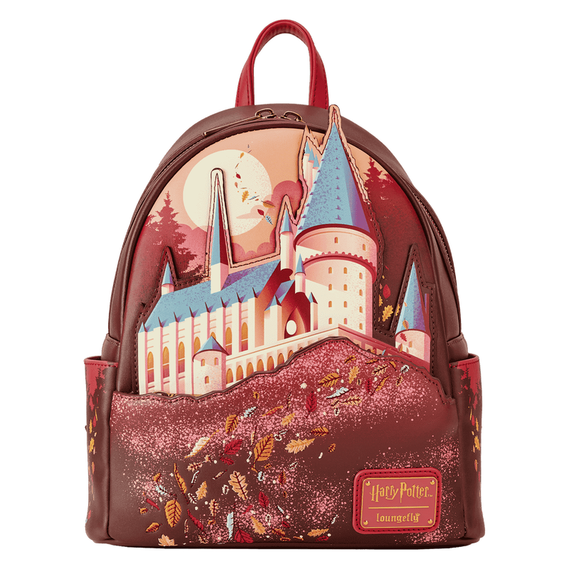 Harry Potter Hogwarts Fall Leaves Mini Backpack